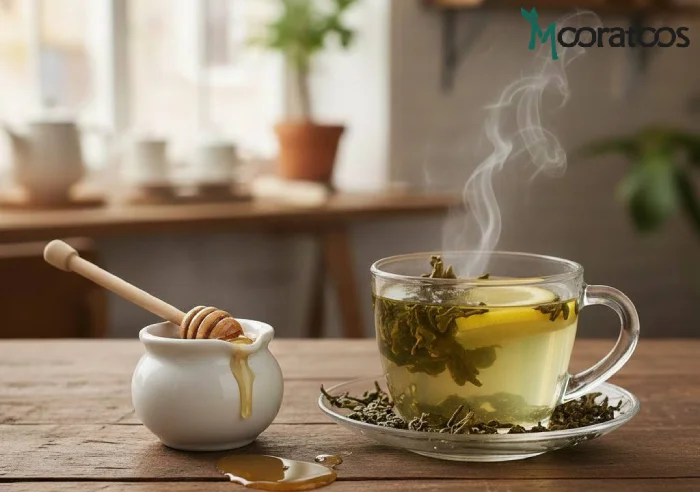 چای سبز عسل شهرزاد