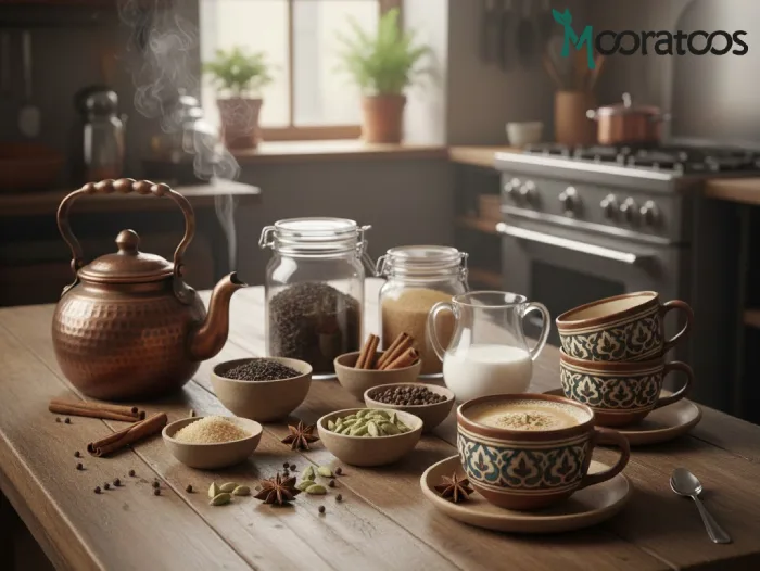 طرز تهیه شیر چای