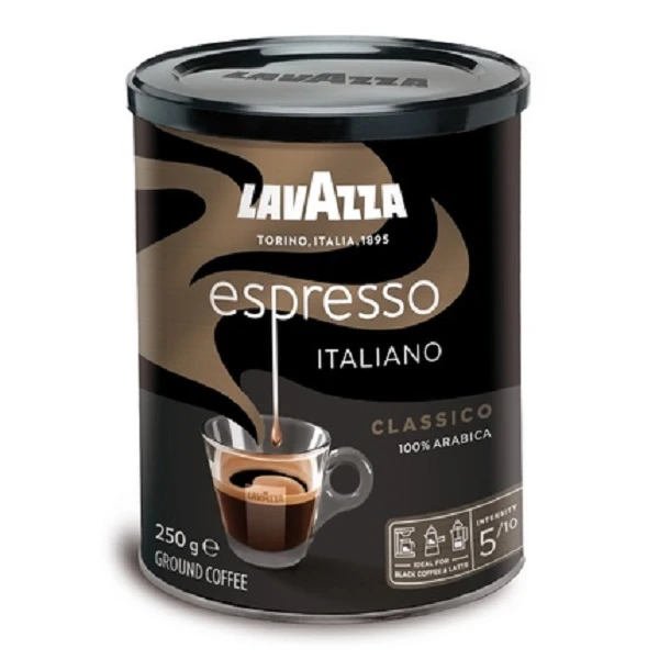 پودر قهوه اسپرسو ایتالیانو لاوازا قوطی 250 گرمی
