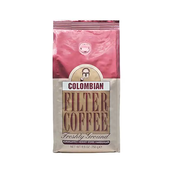 پودر قهوه کلمبیایی مهمت افندی فیلتر کافی 250 گرمی