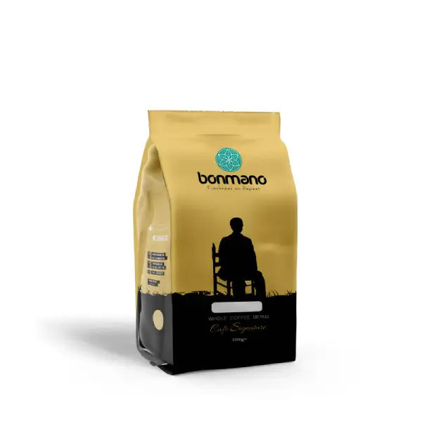 دانه قهوه تک‌خاستگاه کلمبیا بن مانو بسته 1 کیلوگرم