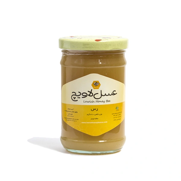 عسل طبیعی رسوب شده لاویچ شیشه ی 380 گرمی