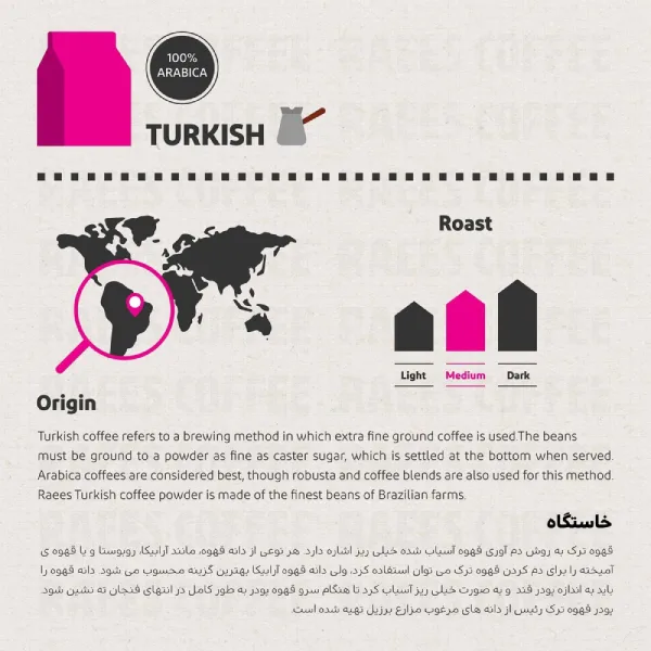 قهوه ترک رئیس 250 گرمی