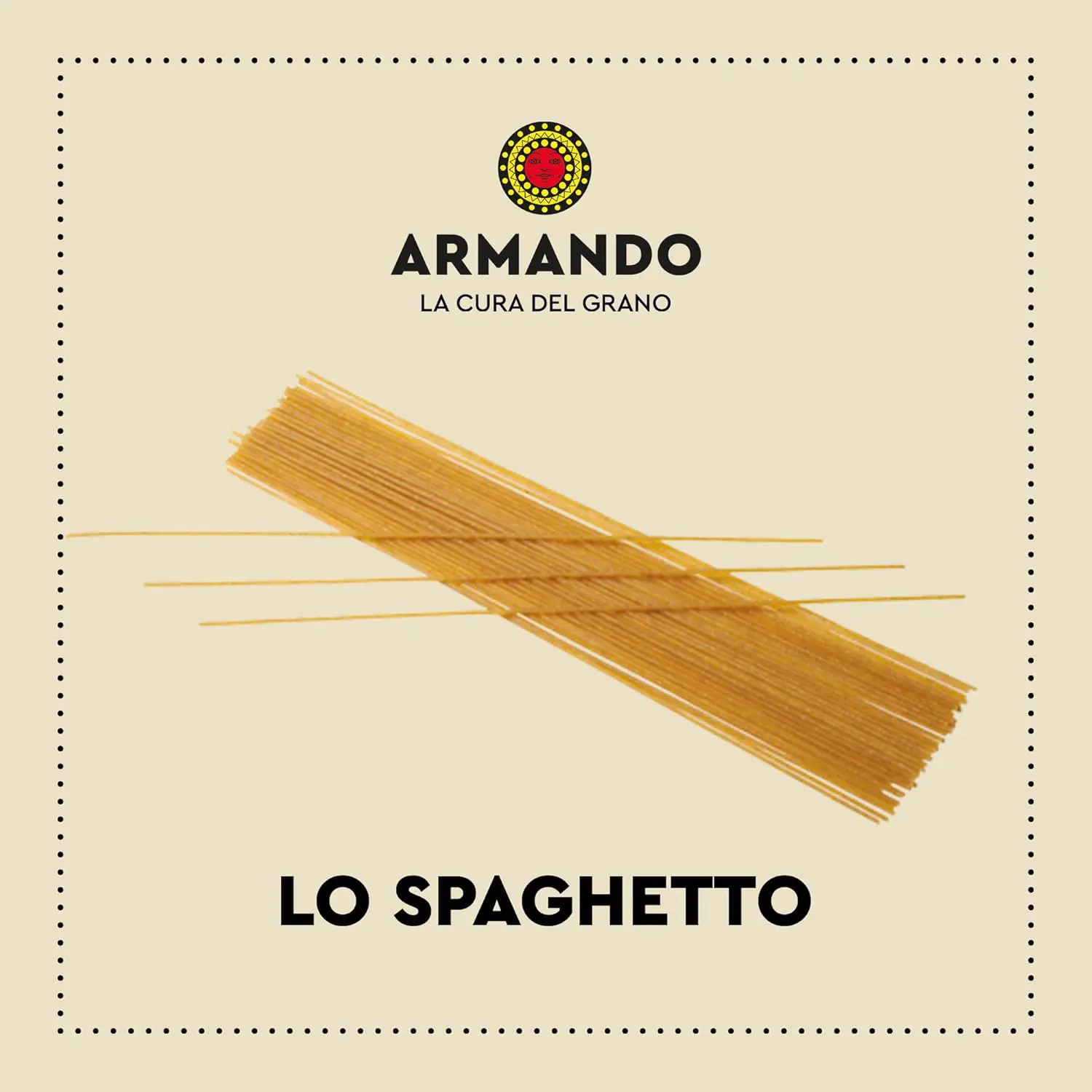 پاستا با سبوس آرماندو مدل Spaghetto وزن 500 گرمی