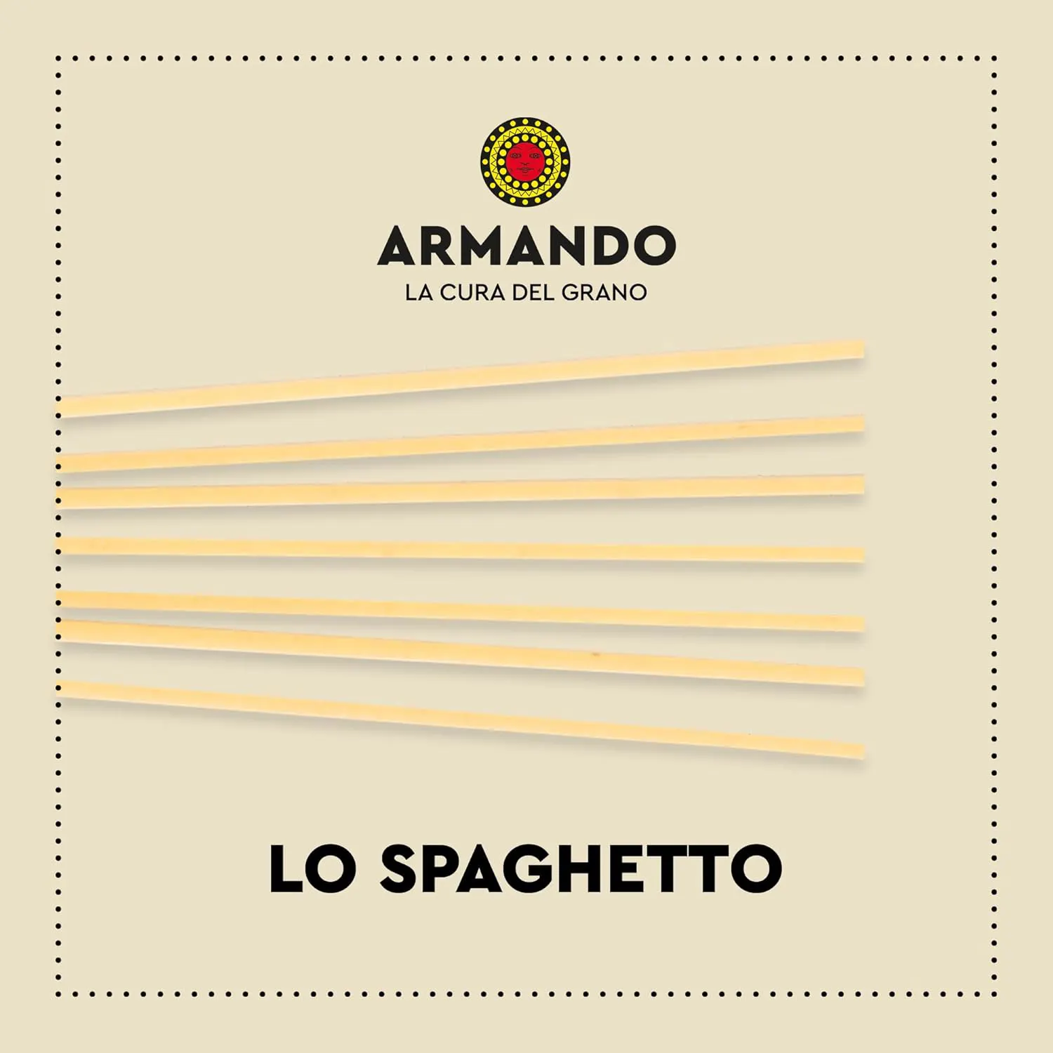 پاستا با گندم دوروم آرماندو مدل Spaghettino وزن 500 گرمی