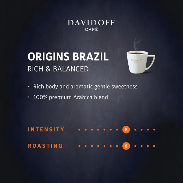 قهوه فوری دیویدوف برزیل 100 گرمی