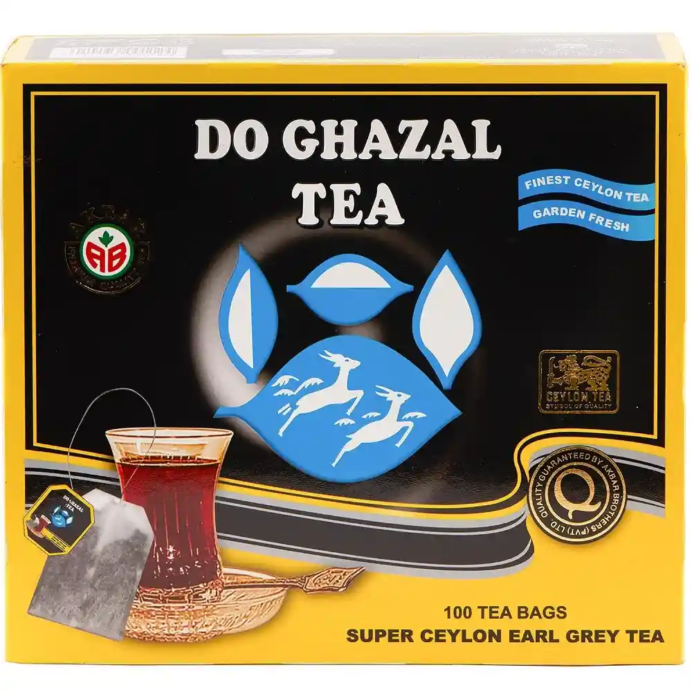 چای کیسه‌ای سیلان عطری دوغزال بسته 100 عددی اصلی