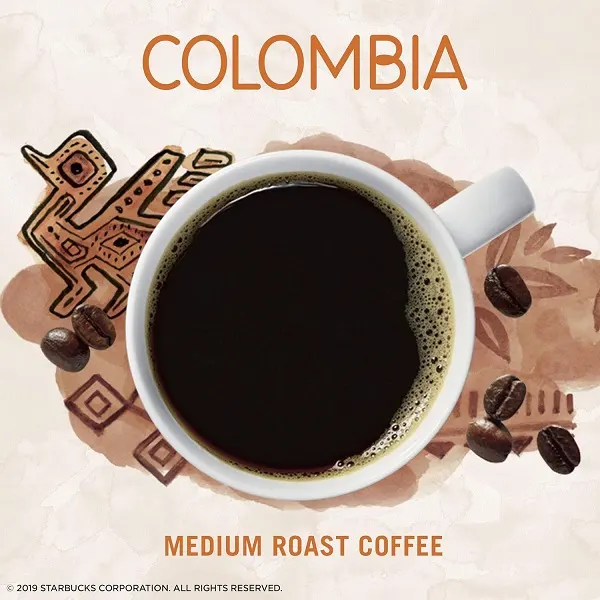 قهوه فوری کلمبیا  استارباکس ساشه ای 20 عددی
