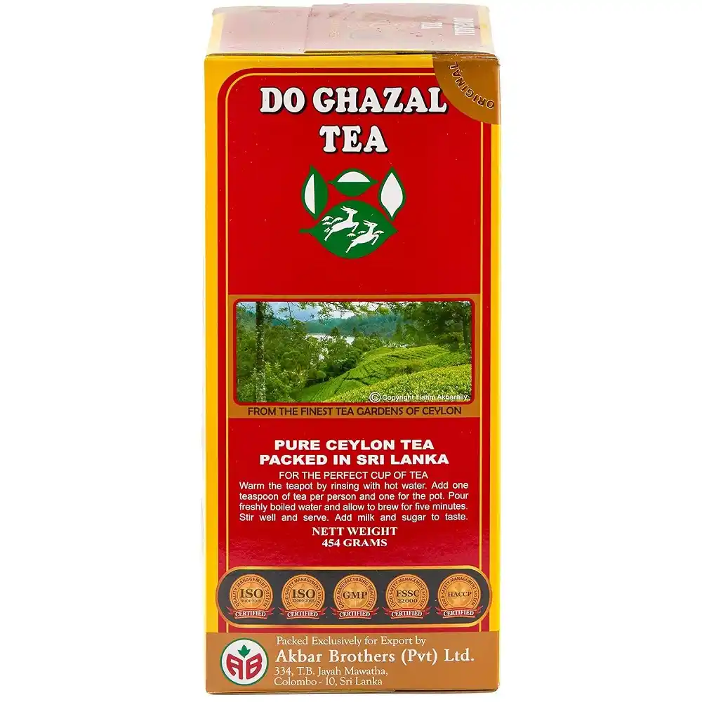 چای دو غزال شیر نشان اصلی با طعم و عطر طبیعی 500 گرمی