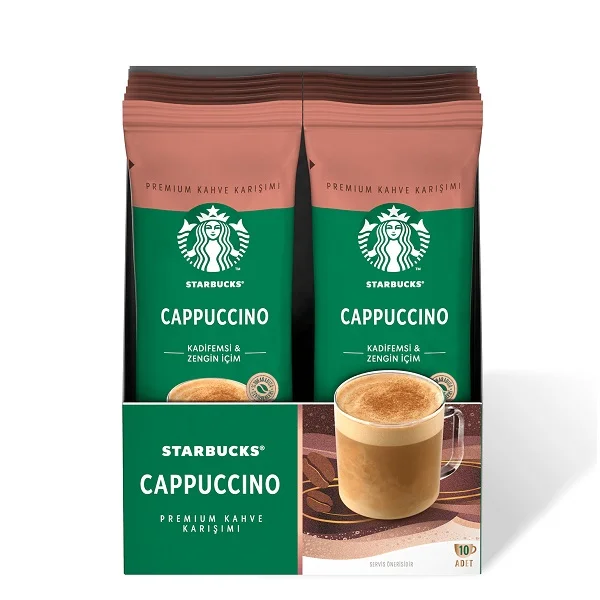 قهوه فوری کاپوچینو استارباکس 10 عددی