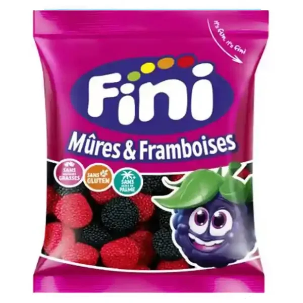 پاستیل توت سیاه و تمشک فینی Fini Mures & Framboises
