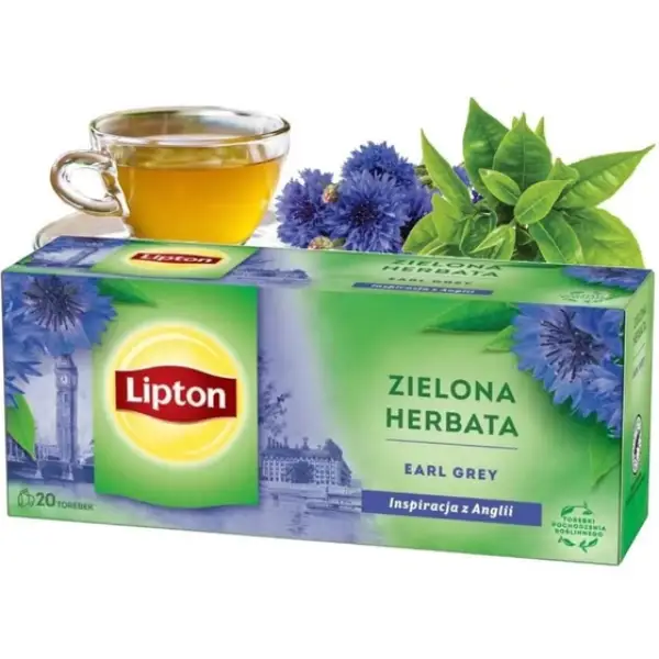 چای سبز معطر کیسه ای لیپتون بسته 25 تایی