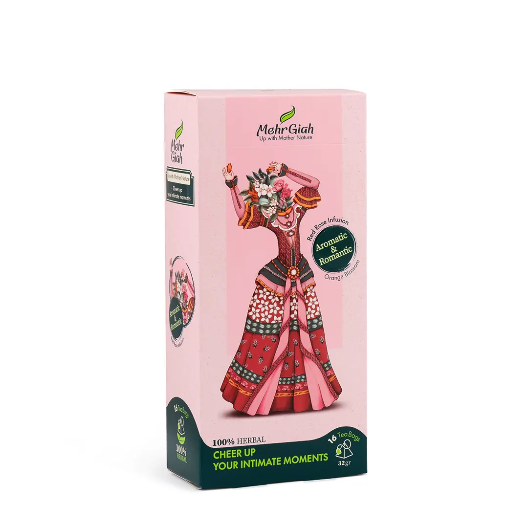 دمنوش معطر 16 عددی (مخلوط گل سرخ)مهرگیاه