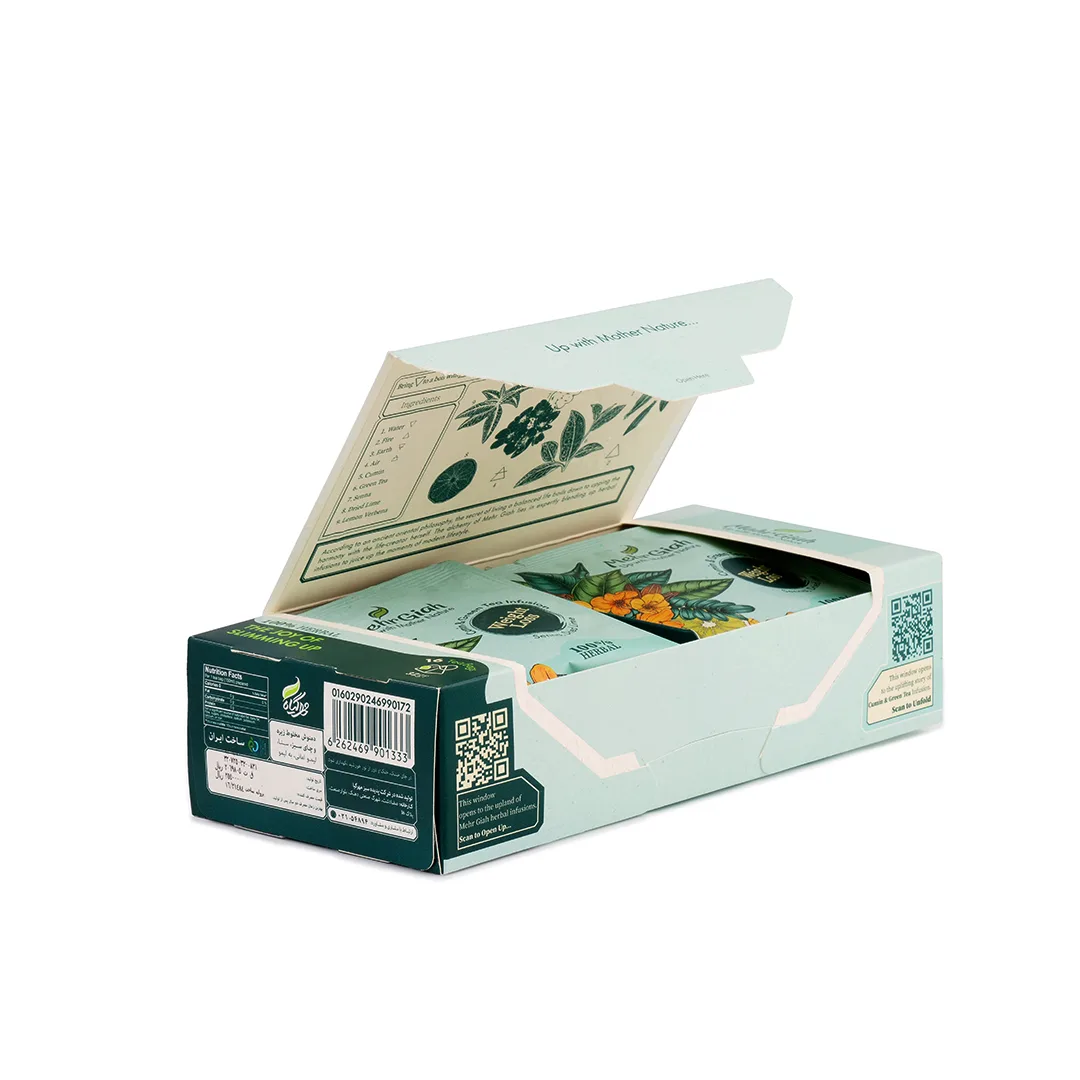 دمنوش کاهش وزن 16 عددی (مخلوط زیره و چای سبز)مهرگیاه